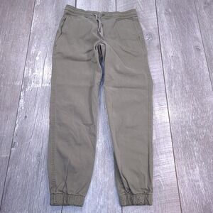 DU/ER Live Lite Jogger Women S Small Olive Green WJTR1100 Tencel Stretch Pants